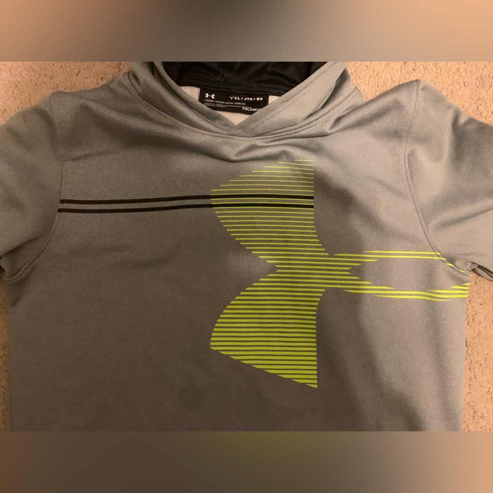Under Armour Coldgear Hooded Sweatshirt- youth XL - Picture 5 of 5